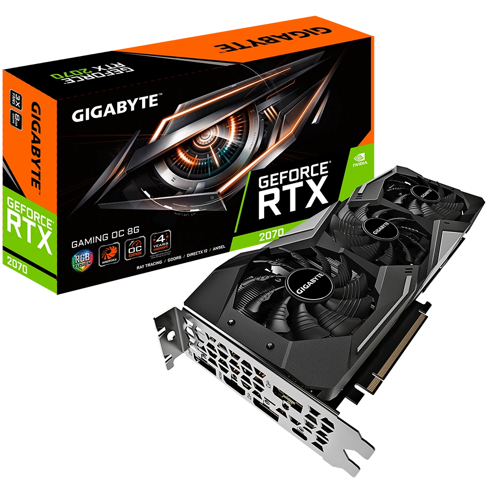 Gigabyte GeForce RTX 2070 GAMING 8G  (Rev. 2.0)
